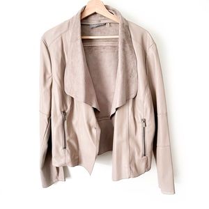 ⭐️ Bagatelle |  Taupe Leather Jacket